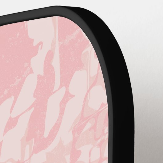 Modernes Abstraktes Personalisiertes Namenspattel  Pickleball Schläger (Linke Seite)