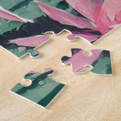 Modernes Abstraktes Pferd und Sukkulente Puzzle (Seite)