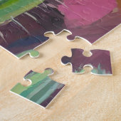Modernes Abstraktes Pferd und Sukkulente Puzzle (Seite)