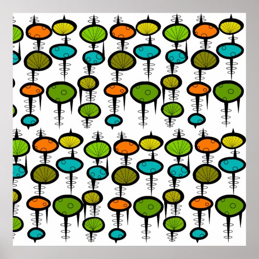 Modernes Abstraktes Poster #44 aus dem Mittelalter (Vorne)