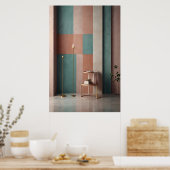 Modernes Abstraktes Poster | Geometric Pastel Mini (Küche)