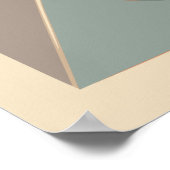 Modernes Abstraktes Print-, Werteposter-Papier (Ma Poster (Ecke)