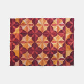 Modernes Abstraktes Quilt, Fleece Blanket-Verriege (Vorderseite (Horizontal))