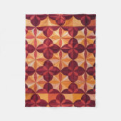 Modernes Abstraktes Quilt, Fleece Blanket-Verriege (Vorderseite)