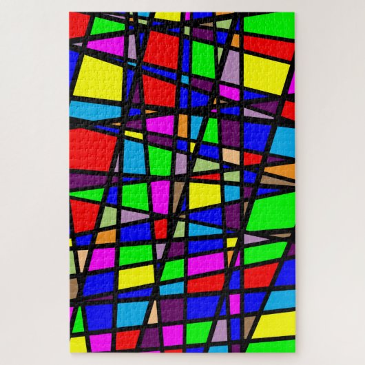 modernes abstraktes Rätsel Puzzle (Vertikal)