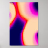 Modernes, Abstraktes Ribbed-Glas с olle Gradienten Poster (Vorne)