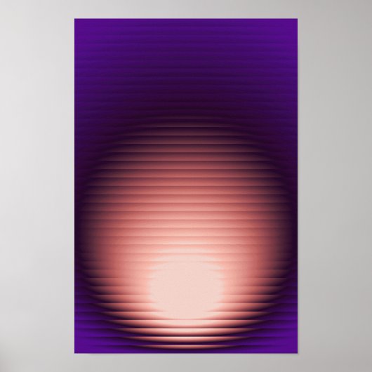 Modernes, Abstraktes Ribbed-Glas с olle Gradienten Poster (Vorne)