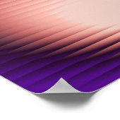 Modernes, Abstraktes Ribbed-Glas с olle Gradienten Poster (Ecke)