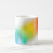 Modernes Abstraktes Rosa Blau Lila Kaffeetasse (Mittel)