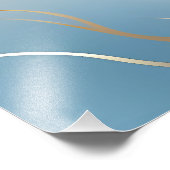 Modernes, abstraktes, rosa Entenmuster Fotodruck (Ecke)