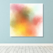 Modernes Abstraktes Rotes Gelbblau Lila Leinwanddruck (Insitu (Holzboden))