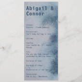 Modernes Abstraktes Schieferblau, graue Farbe Wass Programm (Vorderseite)