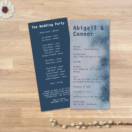 Modernes Abstraktes Schieferblau, graue Farbe Wass Programm