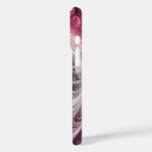 Modernes, Abstraktes, schlichtes Rosa und Lila Case-Mate iPhone Hülle (Rückseite / Links)