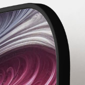 Modernes, Abstraktes, schlichtes Rosa und Lila Pickleball Schläger (Linke Seite)