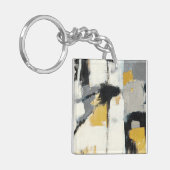 Modernes abstraktes schlüsselanhänger (Vorderseite links)