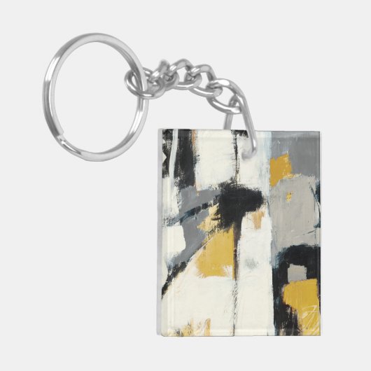 Modernes abstraktes schlüsselanhänger (Vorderseite links)