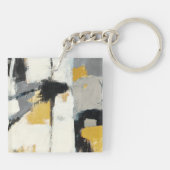 Modernes abstraktes schlüsselanhänger (Rückseite)
