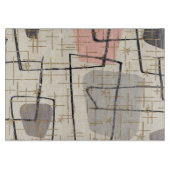 Modernes Abstraktes Schneidebrett aus dem Mittelal (Vorderseite)