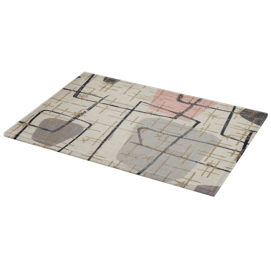 Modernes Abstraktes Schneidebrett aus dem Mittelal (Ecke)