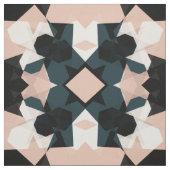 Modernes Abstraktes Schwarz-Beige geometrisches Mu Stoff (Muster)