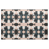 Modernes Abstraktes Schwarz-Beige geometrisches Mu Stoff (Fat Quarter (45,7 x 55,9 cm))