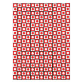 Modernes Abstraktes Schwarz-Weiß-Tablett Tischdecke (Vorderseite)