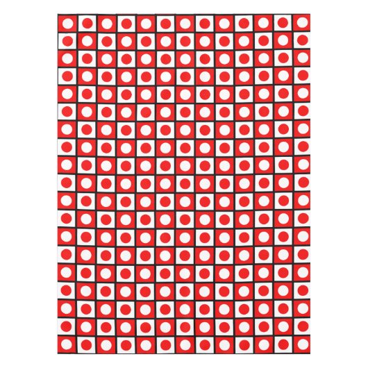 Modernes Abstraktes Schwarz-Weiß-Tablett Tischdecke (Vorderseite)