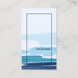 Modernes Abstraktes Schwarzes Licht Visitenkarte