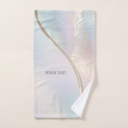 Modernes, Abstraktes Set für Reiseschuhe (Handtuch)