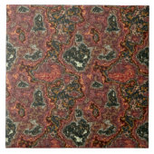 Modernes Abstraktes Smaragdrosa Maroon-Marmormuste Fliese (Vorderseite)