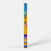 Modernes Abstraktes Sonnenuntergang Samsung Galaxy Hülle (Rechte Seite)