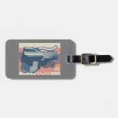 Modernes Abstraktes Stadtbild Gepäckanhänger (Vorderseite horizontal)