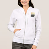 Modernes Abstraktes Stadtbild Hoodie (Vorderseite)