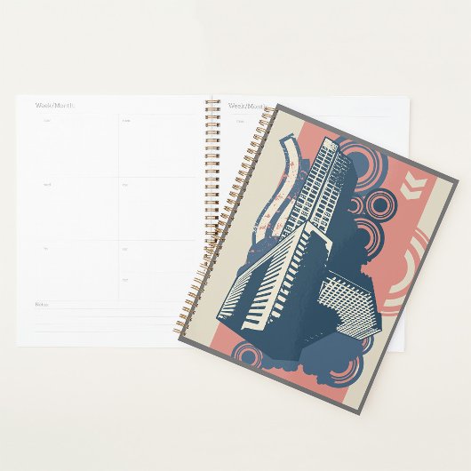 Modernes Abstraktes Stadtbild Planer