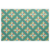 Modernes abstraktes Steppdecken-Muster-aquamarines Stoff (Fat Quarter (45,7 x 55,9 cm))