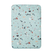 Modernes Abstraktes Terrazzo-Muster Badematte (Vorderseite Vertikal)