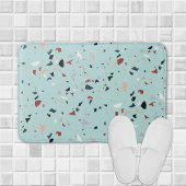 Modernes Abstraktes Terrazzo-Muster Badematte