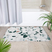 Modernes Abstraktes Terrazzo-Muster Badematte