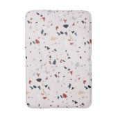 Modernes Abstraktes Terrazzo-Muster Badematte (Vorderseite Vertikal)