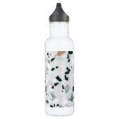 Modernes Abstraktes Terrazzo-Muster Edelstahlflasche (Rechts)