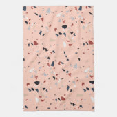 Modernes Abstraktes Terrazzo-Muster Geschirrtuch (Vertikal)