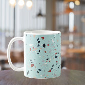Modernes Abstraktes Terrazzo-Muster Kaffeetasse