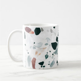 Modernes Abstraktes Terrazzo-Muster Kaffeetasse