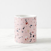 Modernes Abstraktes Terrazzo-Muster Kaffeetasse (Mittel)
