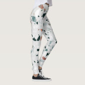 Modernes Abstraktes Terrazzo-Muster Leggings (Rechts)