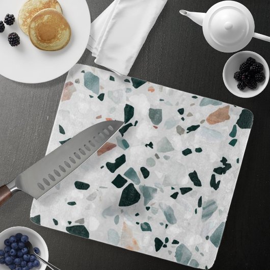 Modernes Abstraktes Terrazzo-Muster Schneidebrett