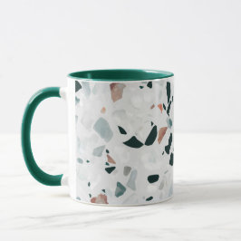 Modernes Abstraktes Terrazzo-Muster Tasse