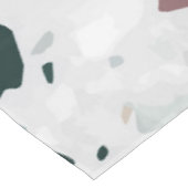 Modernes Abstraktes Terrazzo-Muster Tischdecke (Schrägansicht)