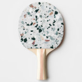 Modernes Abstraktes Terrazzo-Muster Tischtennis Schläger (Vorderseite)